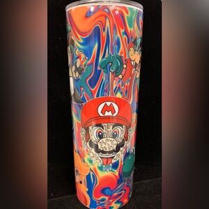 Super  Mario  20 Ounce Tumbler Brand New RARE